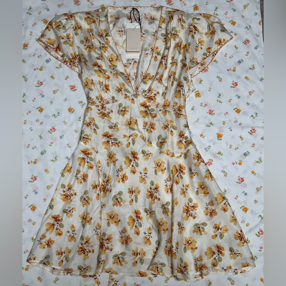 Dôen Dianne floral-print dress